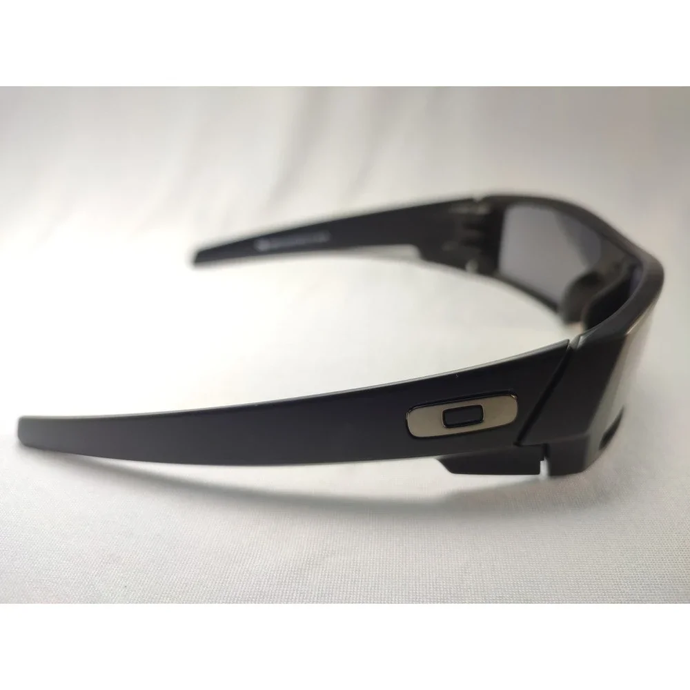 Oakley Gascan OO9014-03-473 Matte Black Grey Sunglasses USA Made Mens Wrap